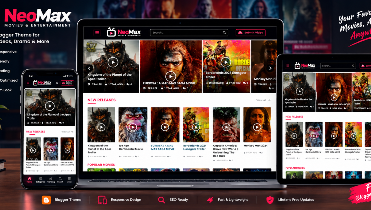 Neomax Free Download v1.0 – Responsive & Fast